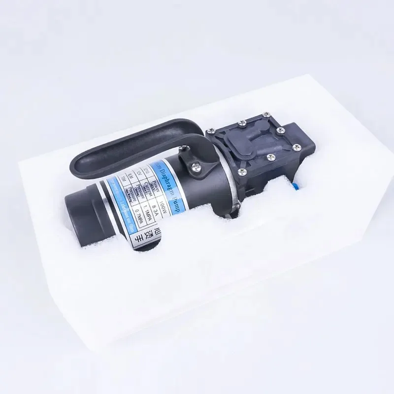Home Use Water Pump Sprayer Pump 100W High-Pressure Electric Diaphragm Self-Priming Pump, with DC Pressure and Return Switch