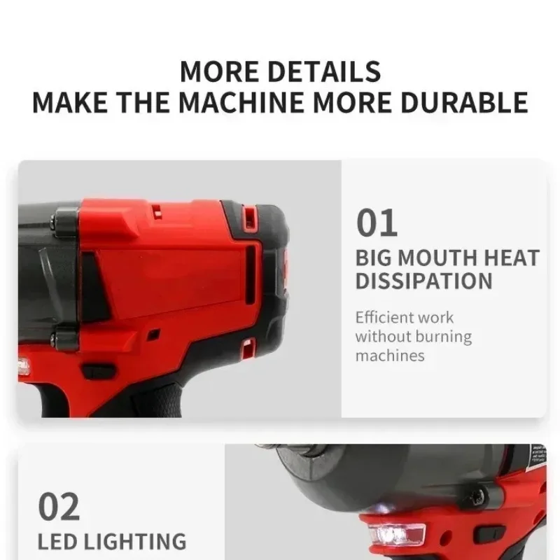 Originální NOVÝ kompaktní rázový utahovák Milwaukee M18 s krouticím momentem 1600 Nm. Údržba vozidel a těžké stroje vytvářejí silný výkon. - náhled 4