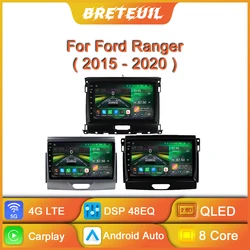 For Ford Ranger Everest 2015 - 2020 Car Radio Android Multimedia Video Player GPS Navigation Carplay Touch Screen Auto Stereo