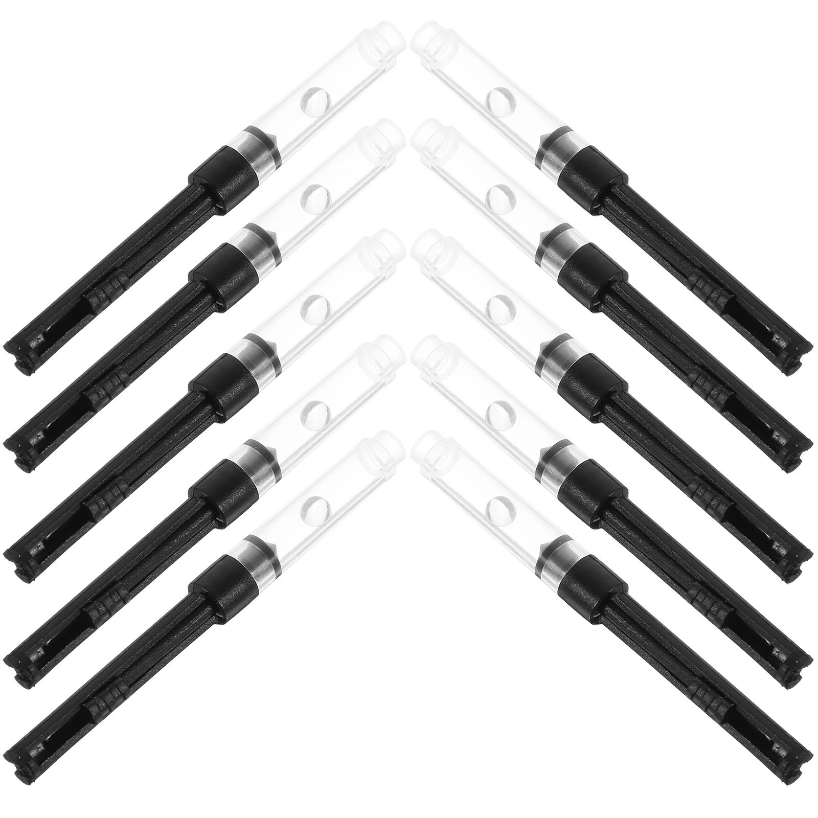 

10 Pcs Replaceable Fountain Pen Converter Rotating Refill Plastic Ink Auxiliary