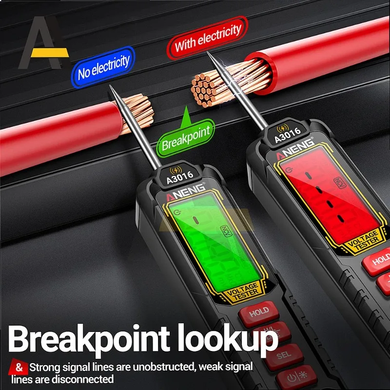 A3015 A3016 Digital Multimeter Voltage Resistance Tester 4000 Counts Intelligent Car Maintenance Test Pen