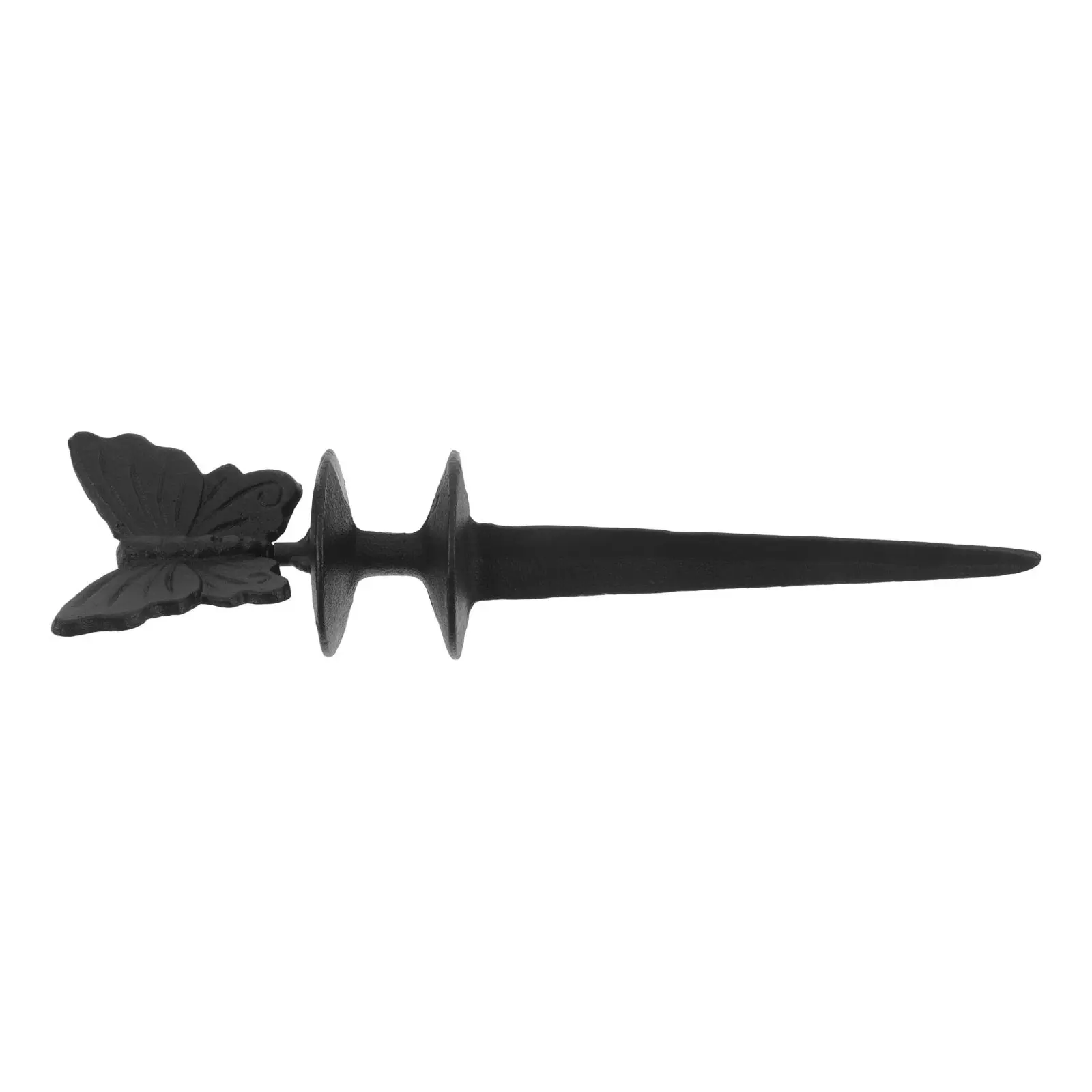 Cast Iron Garden Hose Holder Vintage Butterfly Decorative Guide Stake Outdoor Lawn Patio Water Hose Support Stand - view 5