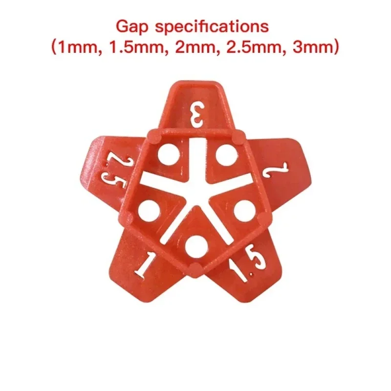 พื้นเซรามิก Spacer ชิ้นระบบปรับระดับกระเบื้องช่วยคงที่ตะเข็บการ์ด Wall Gap เครื่องมือก่อสร้างปรับปรุงประสิทธิภาพ