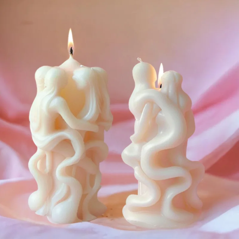 

Human Body Cylindrical Scented Candle Silicone Mold 3d Body Art Candle Making Supplies Diffuser Stone Fragrance Decoration