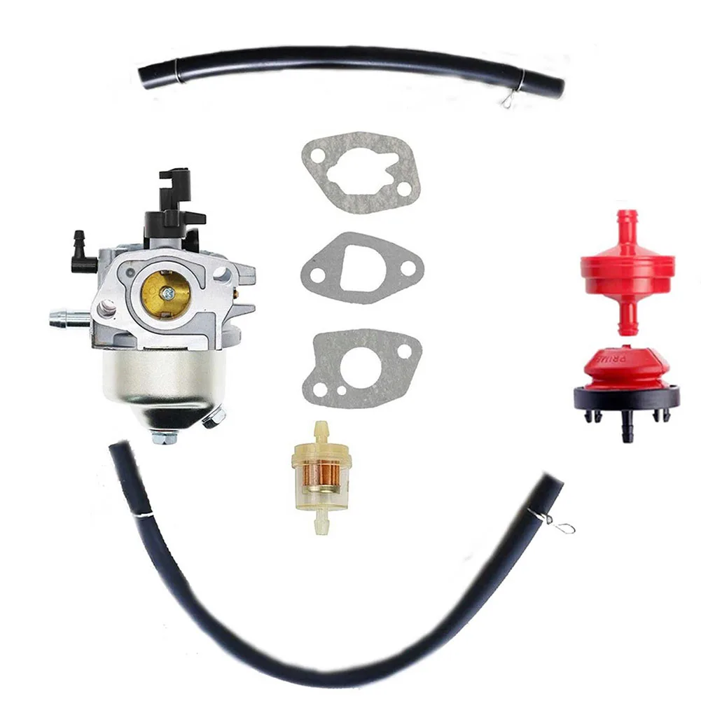 Metal Carburetor For PowerSmart DB2194SR 170cc Push Lawn Engine Repair Kit Including Fuel Filter And Gaskets