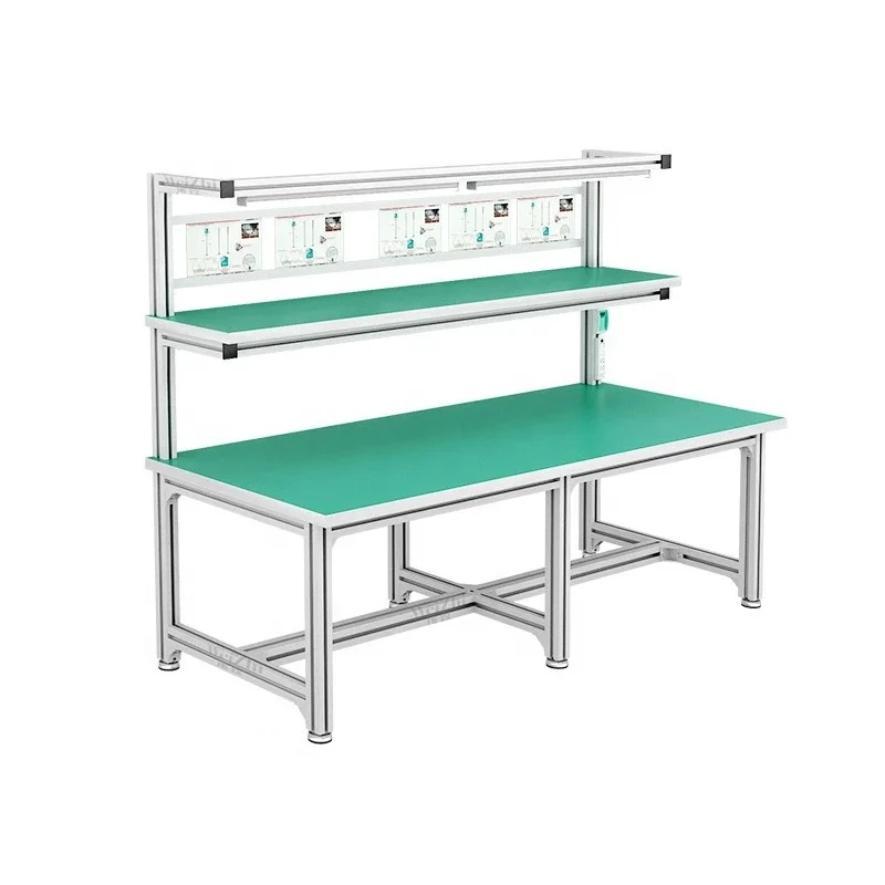 Inspection Workbench Assembled Work Table Equipped With Lamp