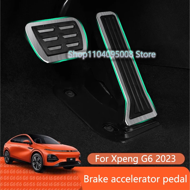 

For XPeng G6 2023 Brake Accelerator Pedal Rest Pedal Non-slip Interior Retrofitting Artifact Car Accessories