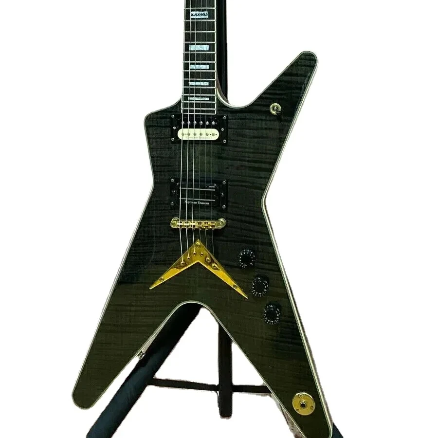 

Custom Dimebag Darrell The Dean ML Type Shaped Electric Guitar Olive Green New