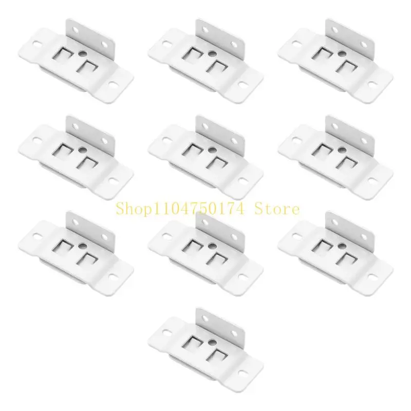 10pcs 90° Metal Corner Supports Strong Shelf Connecting Brackets for Furniture Top Sale