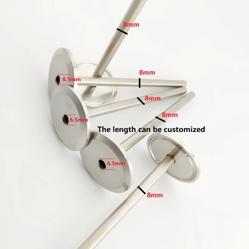 Imagem -02 - Tri-clamp Compatível Thermowell Tri-clover Adequado para Sondas Menos de 65 mm de Diâmetro Flange50.5 mm 1.5 Ss304