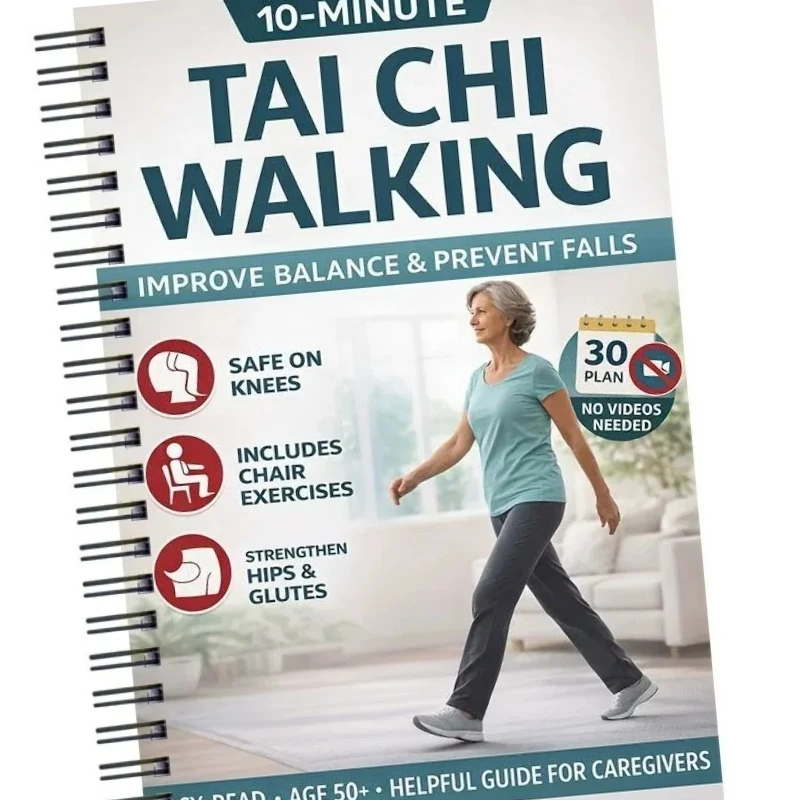 28 Days Transformation Challenge Tai Chi for Seniors Only 10 Minutes Daily Tai Chi Walking Easy 4-week Program Book