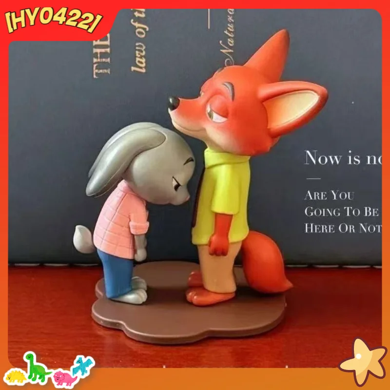 Zootopia Nick Judy Figura misteriosa Giocattolo da collezione Scatola cieca Regalo Bambola in miniatura Opere d'arte fatte a mano Città di animazione Squadra perfetta