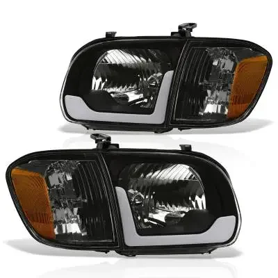 

фара 811500 C031 811100 C031 ЧЕРНЫЙ светодиод для TOYOTA TUNDRA 2005-2006 гг.