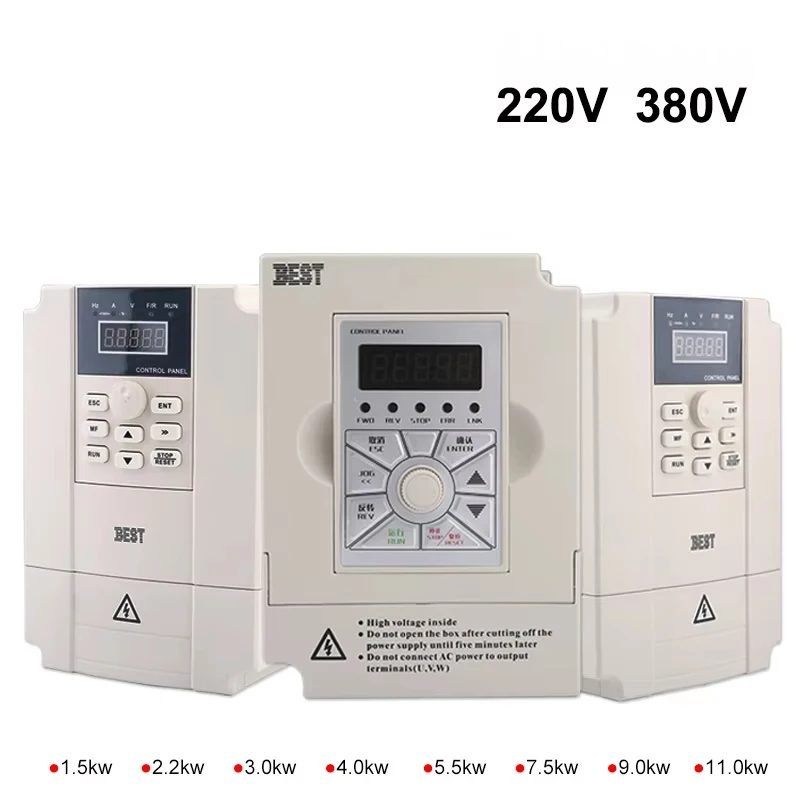 Engraving machine frequency converter 1.5/2.2/3.0/4/5.5/7.5/9/11KW universal spindle motor speed regulator