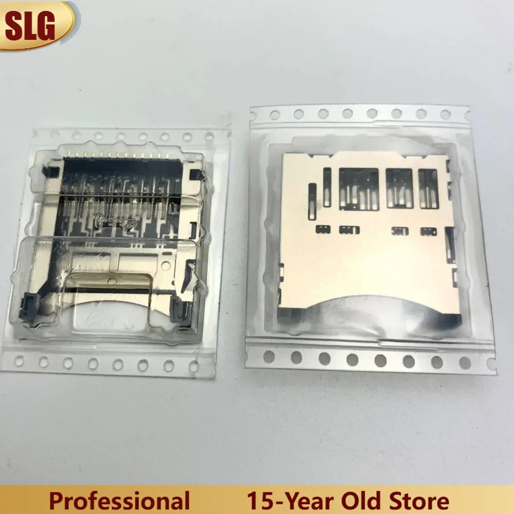 Novo slot para cartão de memória sd original para nikon d600 d610 d3200 d5200, unidade de suporte de leitor, peças de reparo de câmera