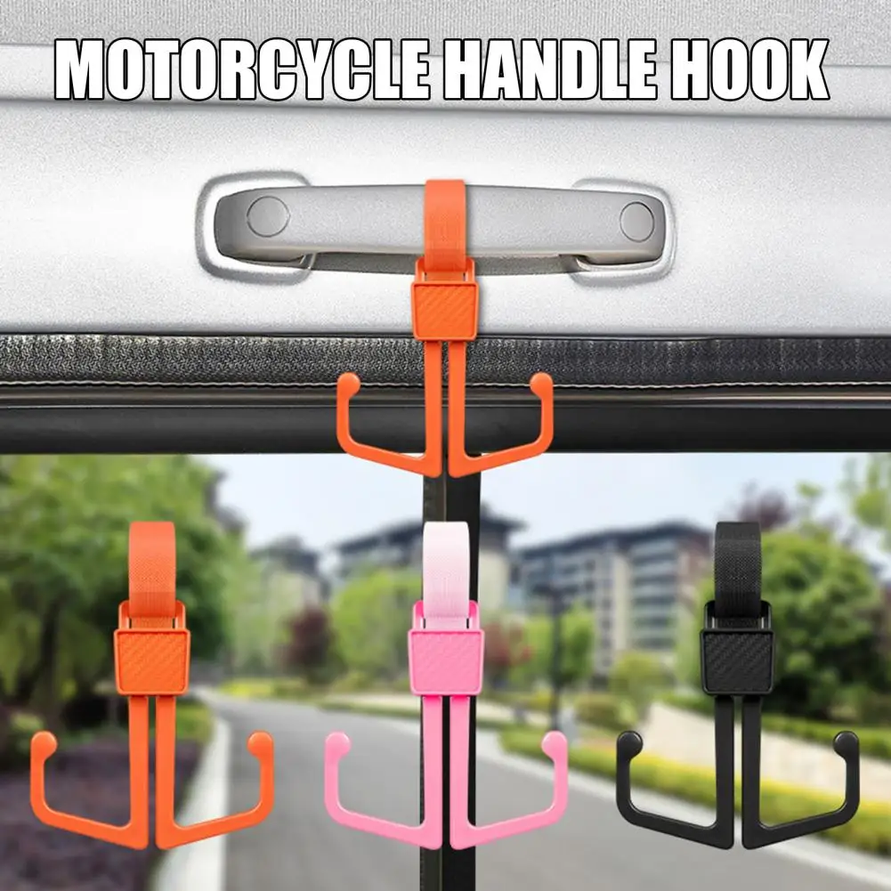 Universal Motorcycle Bicycle Handlebar Hook 360-Degree Rotatable Easy Install Car Seat Hook Headrest Hanger