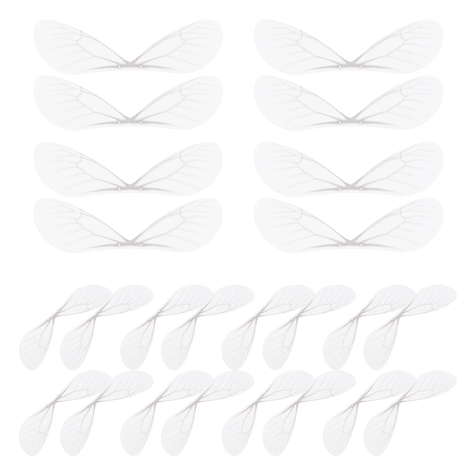 

100Pcs White Dragonfly Wing Charms Soft Lightweight DIY Earring Pendant Necklace Making Jewelry Crafts Butterfly Craft Supplies