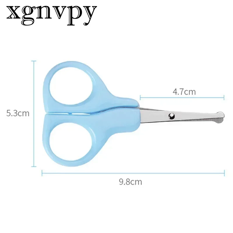 Xgnvpy Manicure Cutter Baby Nail Care Nail Scissors Finger Trimmer Scissor Stainless Steel/PS Baby Special Tool Kids Supplies