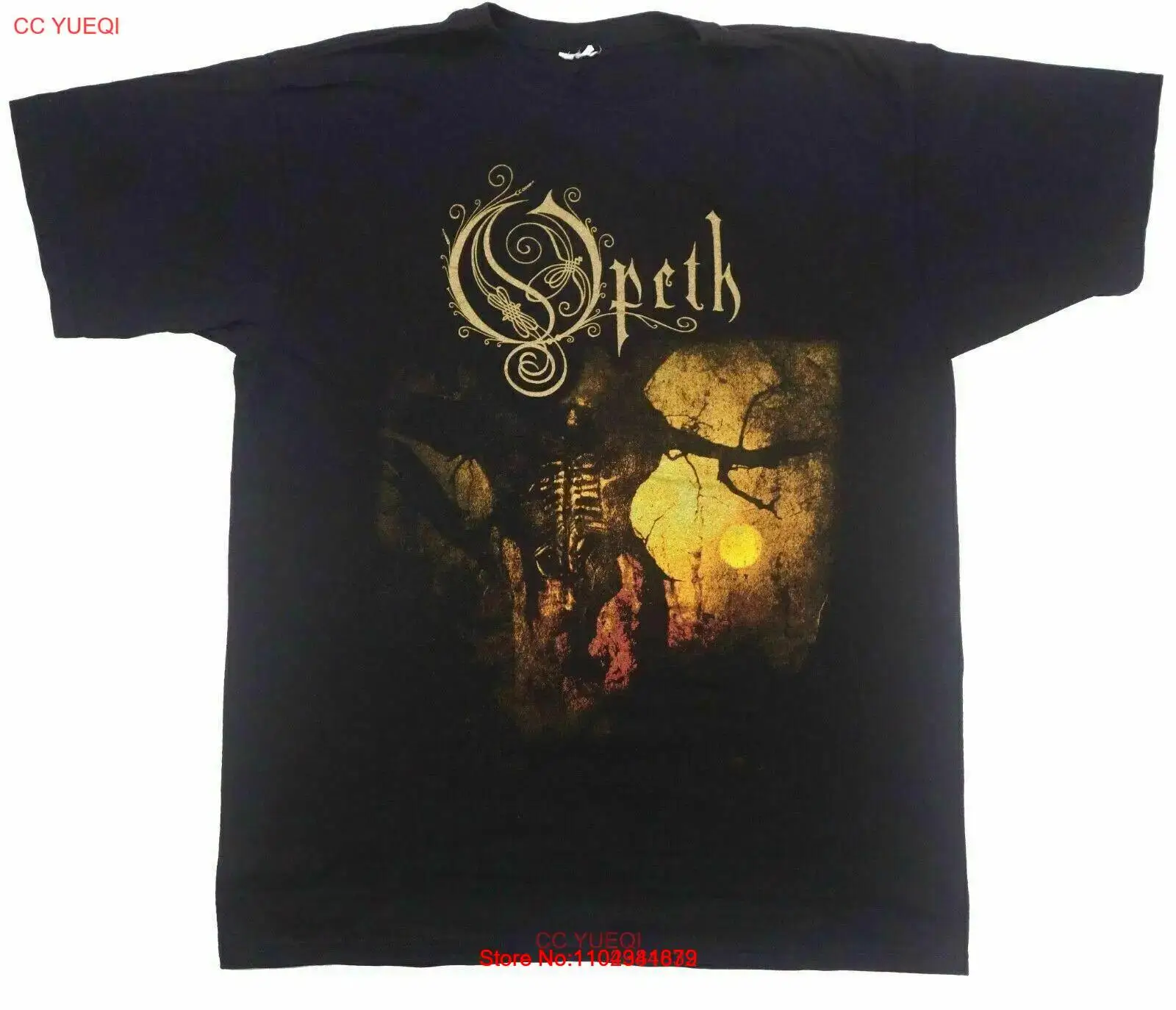 OPETH vintage SWEDISH METAL t shirt RING Medium SWEDEN ROCK