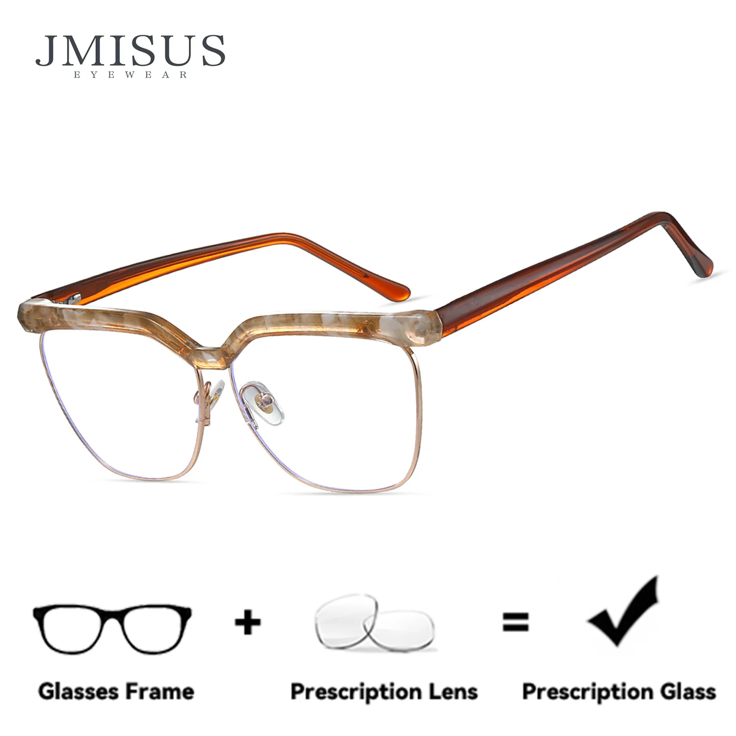 

Модные квадратные очки JMISUS для женщин с защитой от синего света, прогрессивные, геометрические, мультифокальные