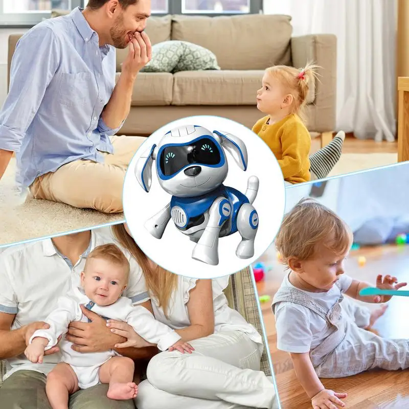 Robothond USB-opladen Zing dans Elektronisch realistisch huisdier Programmeerbaar interactief robotpuppyspeelgoed met functionele afbeelding