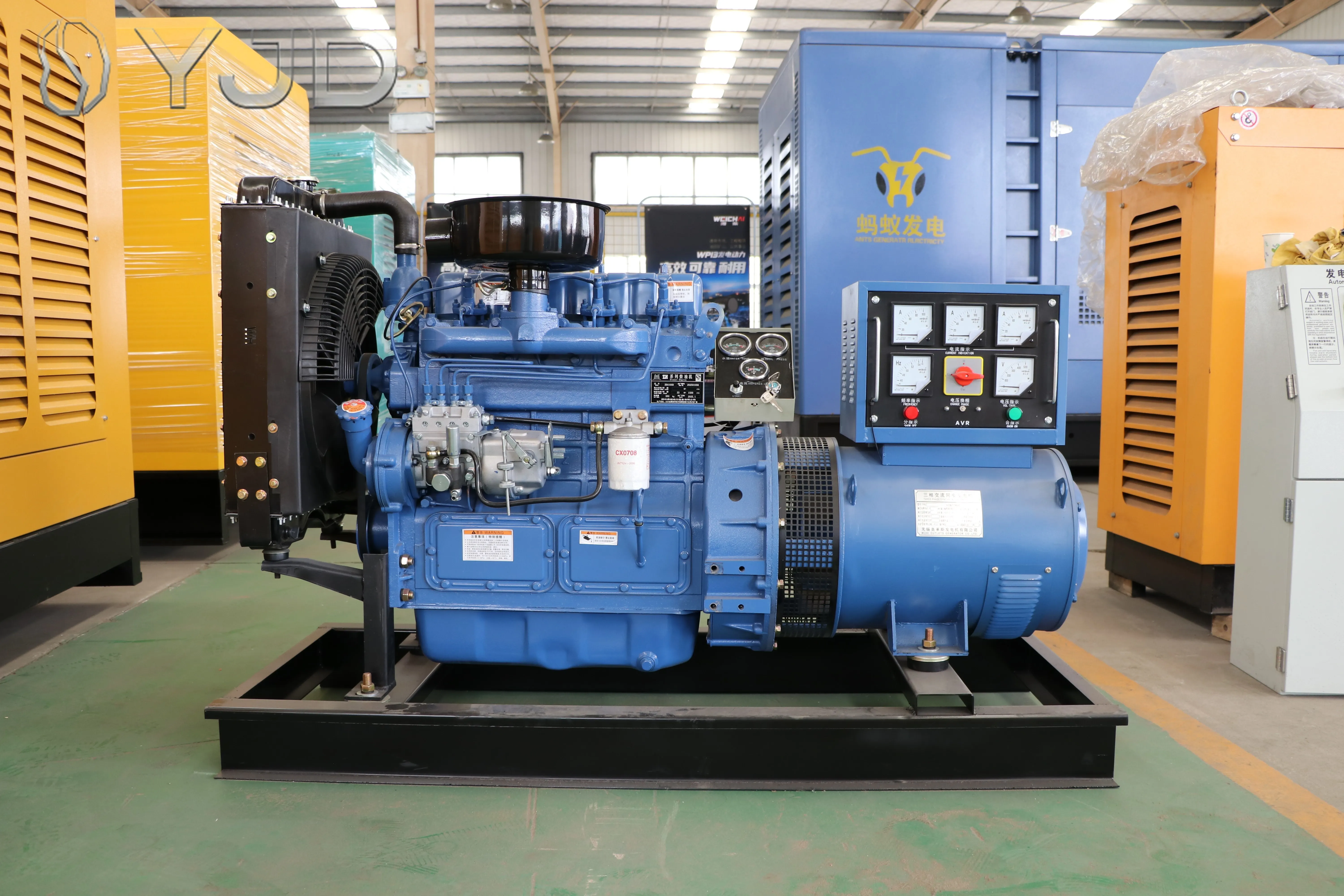 Durable Open Frame Genset 75KVA Competitive Price Direct Factory Supply