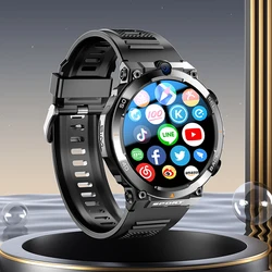 2024 New 4G LTE Smart Watch Men Android 8.1 Smartwatch Phone 900 mAh Dual Camera GPS Wifi SIM Card Call Sports Adult Google Play