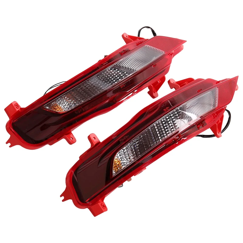 Car Rear Bumper Fog Lamp Reflective Warning Light Brake Light For Hyundai Tucson 2021-2023 92405-N8000 92406-N8000