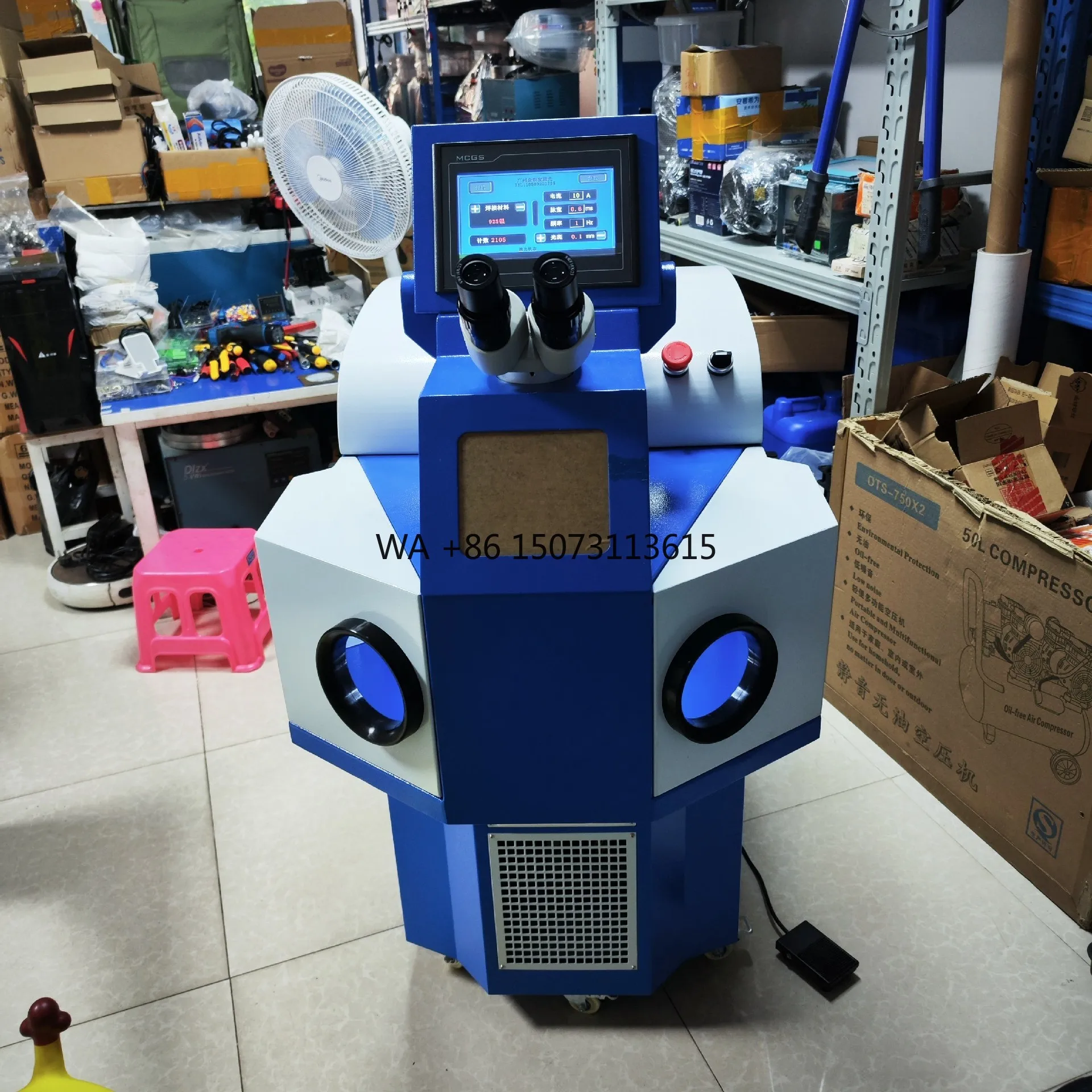High Power Portable 200W 300W YAG Laser Gold Welding Welder Machine Jewelry Laser Welding Machine for Welding Gold