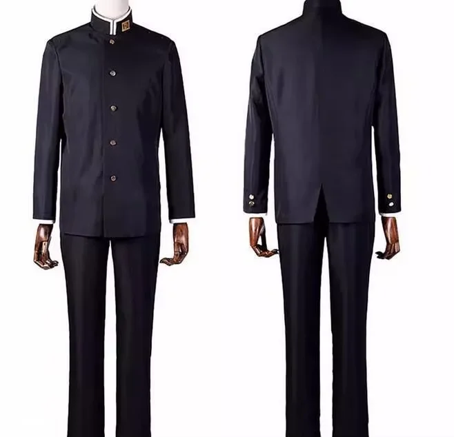 

male japanese school uniform Costume Class 3 Grade 2 Black Uniform Japanese School Boys' Uniform Halloween Costume for Men
