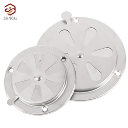 Stainless steel 95/125mm Adjustable Air Vent Grille Round Ducting Ventilation Grilles Cover BBQ Grill Smoker Exhaust Vent Stove