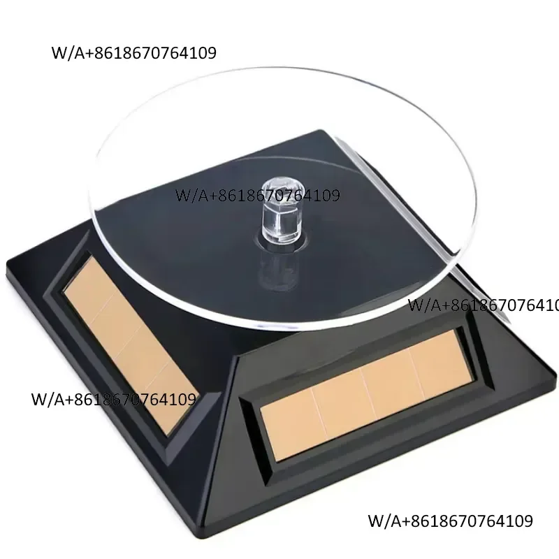 Hot Seller 360 Degrees Rotation Energy-Saving ABS Revolving Platform Display Base Solar Display Stand Guangdong