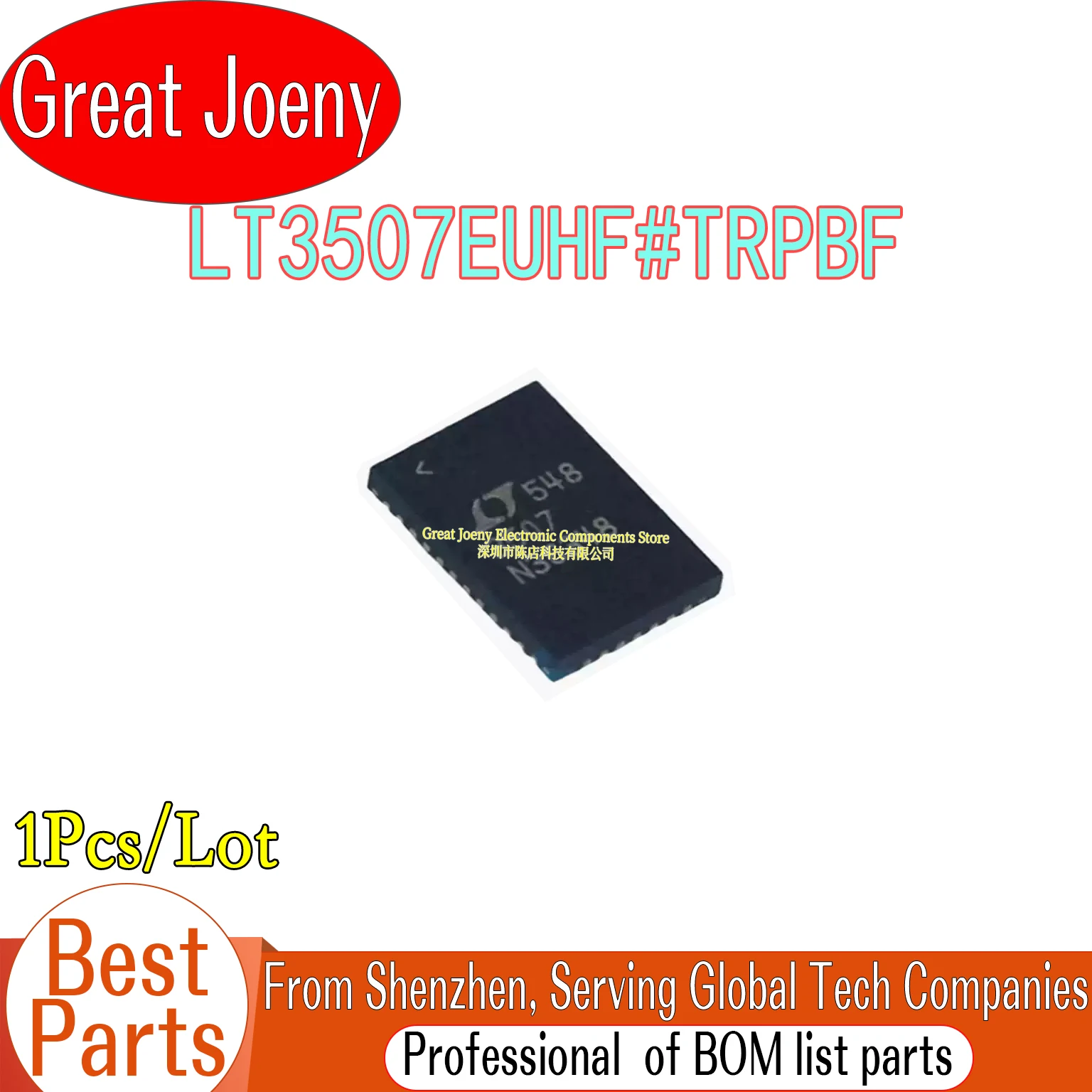 

100% New Original LT3507EUHF#TRPBF LT3507EUHF 3057 IC Chipset QFN-38