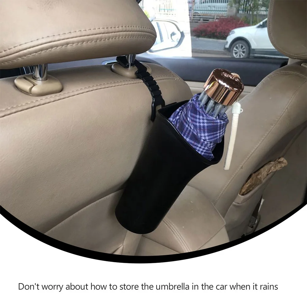 

Car Umbrella Holder Durable Black Plastic Storage Bucket Heavy Duty Trunk Motorcycle Stand Barrel Seat Back