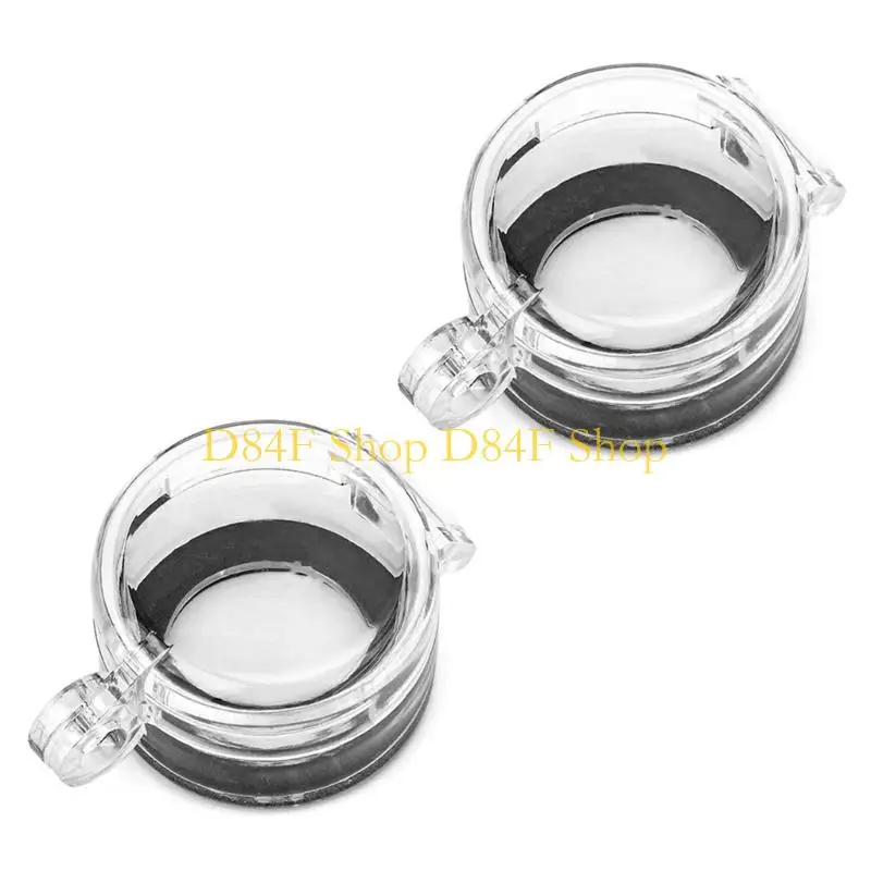 D84F Heavy Duty Safety Button Protector Guard With Strong Adhesive Base For Easy Installation On Industrial Equipment 1 Pair