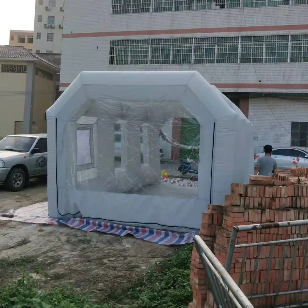 

Оптовая продажа, привлекательная портативная надувная палатка для покраски распылением, распылительная камера для автомобиля