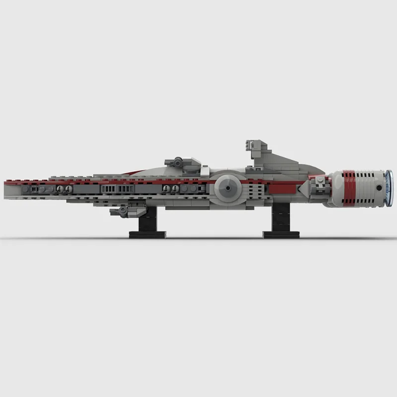 383PCS MOC Space Battle Arquitens Class Light Cruiser In Ucs Venator Scale Model Building Blocks DIY Assembly Bricks Gift Home