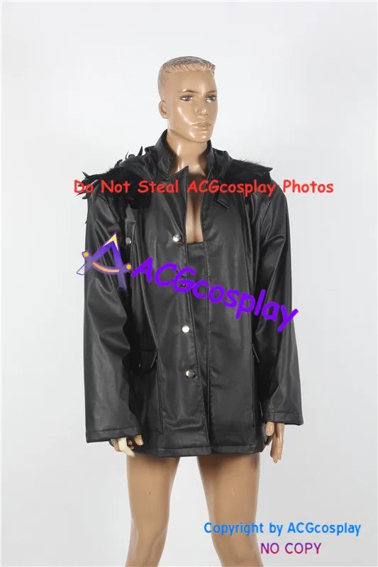 K-Project Mikoto Suoh Cosplay Costume Jacket only acgcosplay faux leather Jacket