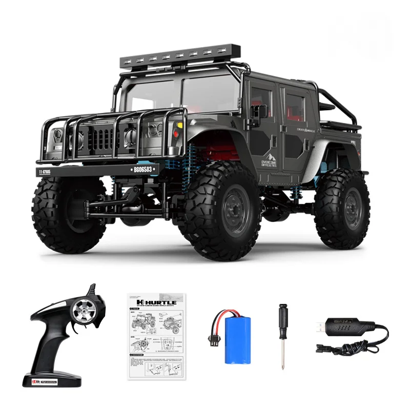 Carro rc 1/12 4wd 2.4g, escalada off-road, caminhão de controle remoto, veículo de corrida, brinquedo colecionável, presentes para crianças e adultos