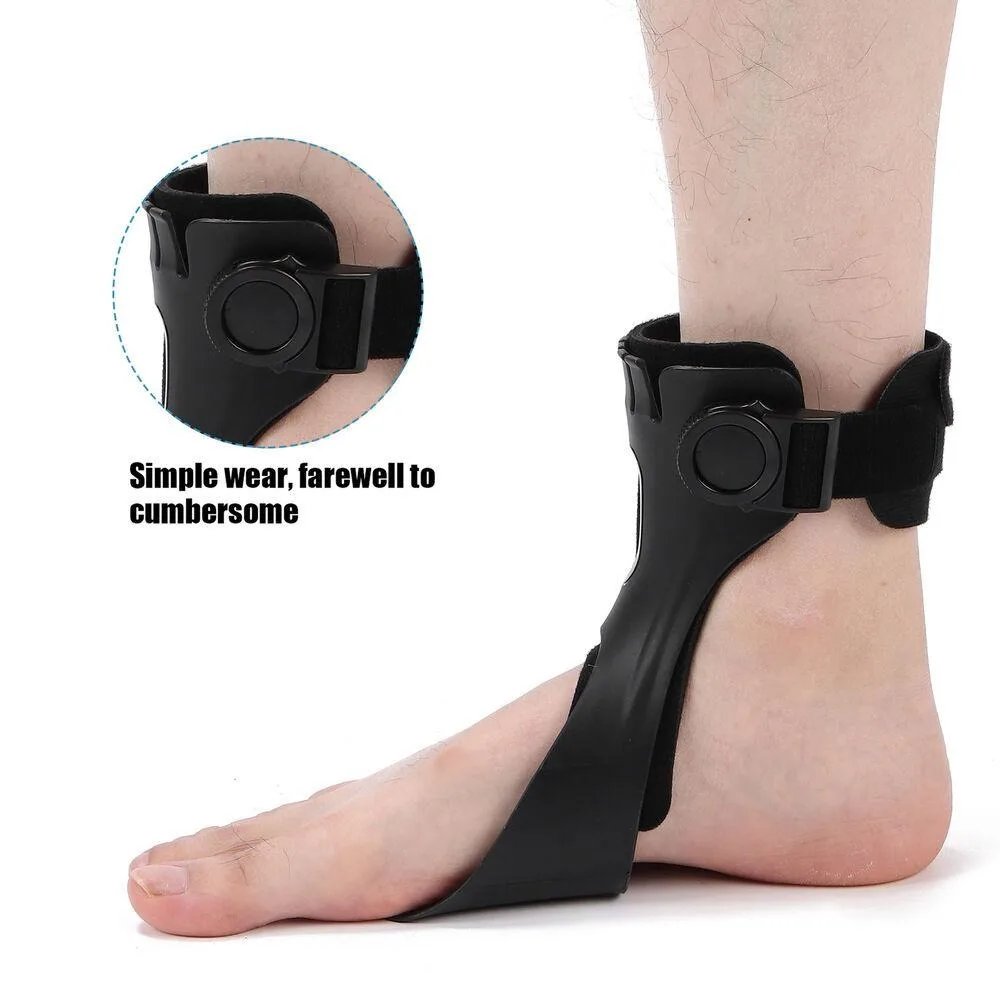 Drop Foot Brace Orthosis Support For Stroke L Ankle Support Spring Splint Ankle Foot Orthosis Drop Foot Brace AFO Leaf