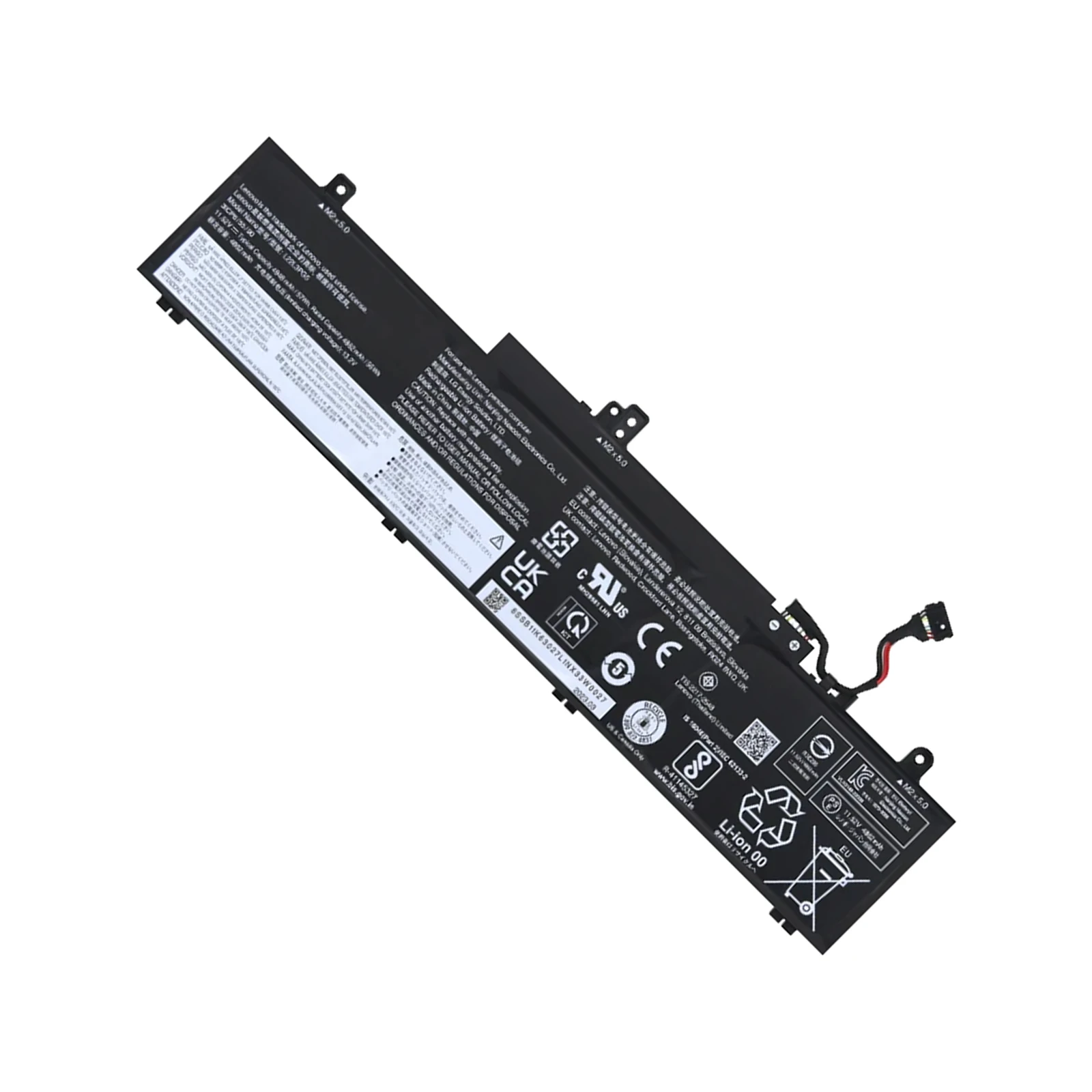 Аккумулятор YOOFAN L22L3PG5 L22B3PG5 L22C3PG5 L22D3PG5 L22M3PG5 для ноутбука Lenovo ThinkPad E14 G5 E16 Gen 1 11,52 в 4948 мАч 57Wh