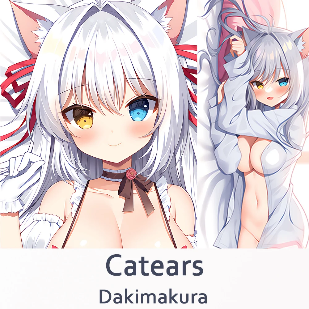 

Новый дизайн Catears Dakimakura 2WAY петли чехол для тела аниме отаку наволочка рождественские подарки