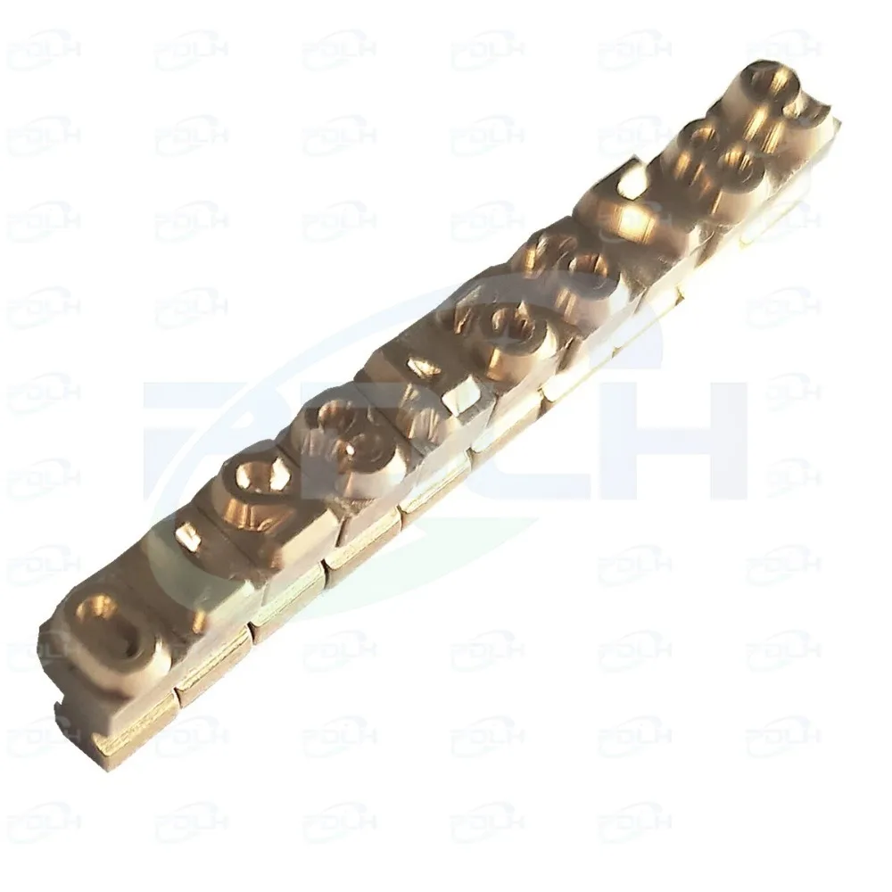 Customized Stamping Letters For Size Type For 2.5**3.8*7.2mm of Letters 1   015678 each 20pcs Total 120pcs