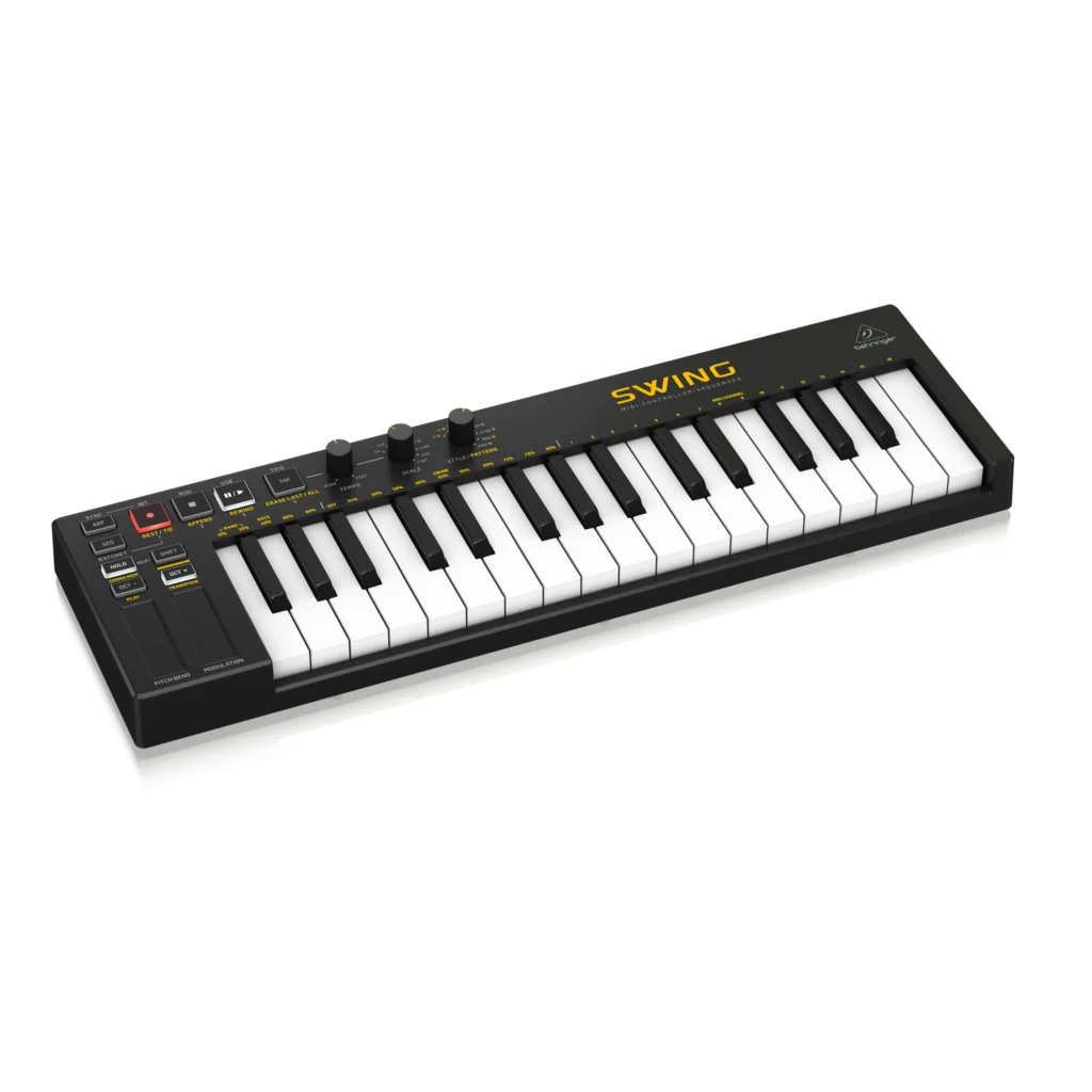 Behringer SWING MIDI Controller: Der 32-Tasten USB-MIDI-Controller mit Sequenzerfunktion