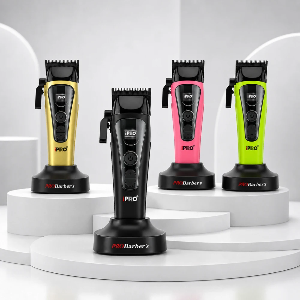 tondeuse-a-cheveux-professionnelle-ipro-s1101-lame-en-acier-dlc-et-ceramique-moteur-sans-balais-tondeuse-sans-fil-pour-barbier-avec-base-de-charge