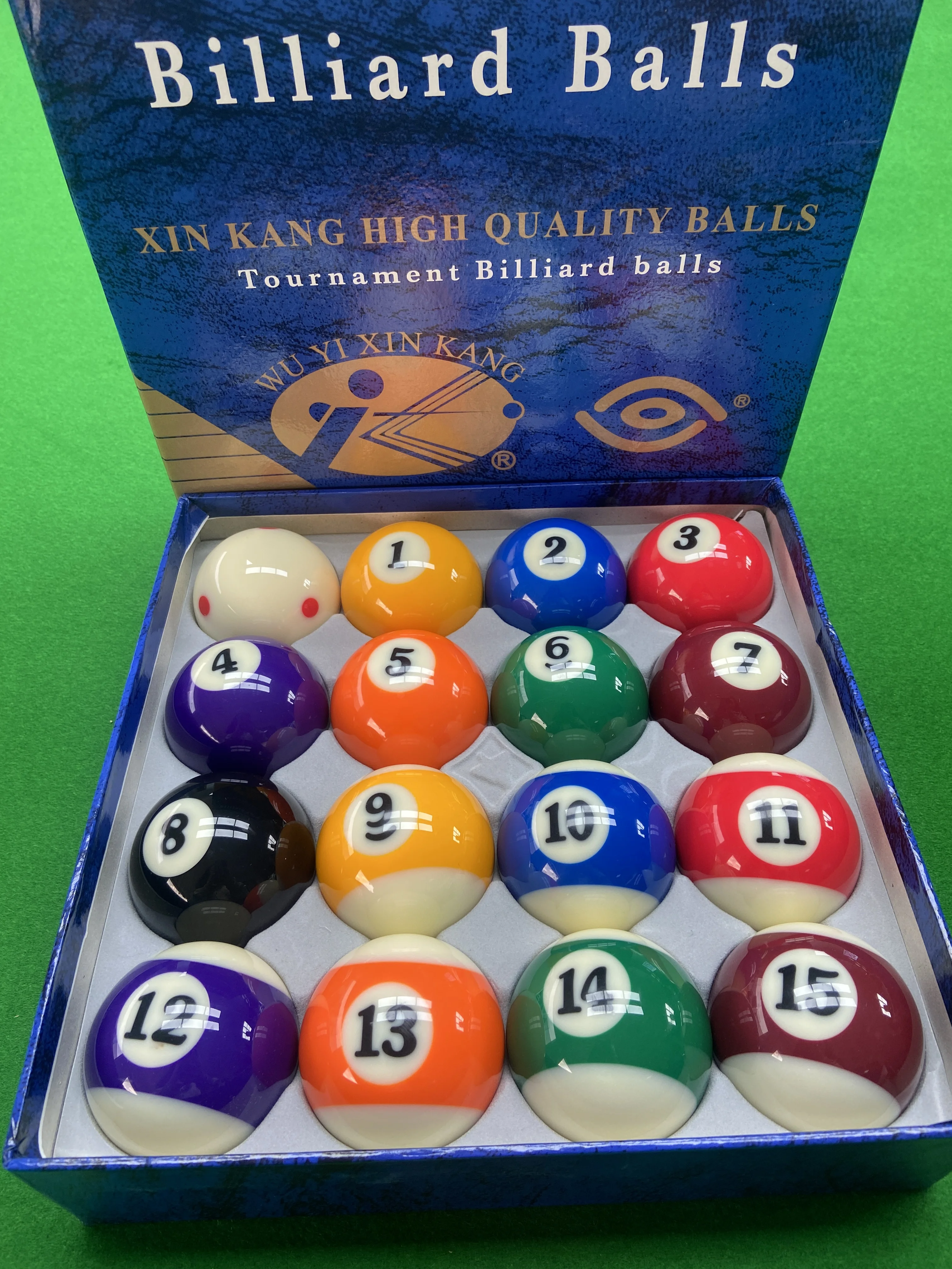 Professional High Quality Billiards Balls with Superior Feel and Durability Colorful and Glossy Ideal for Pool Table Games