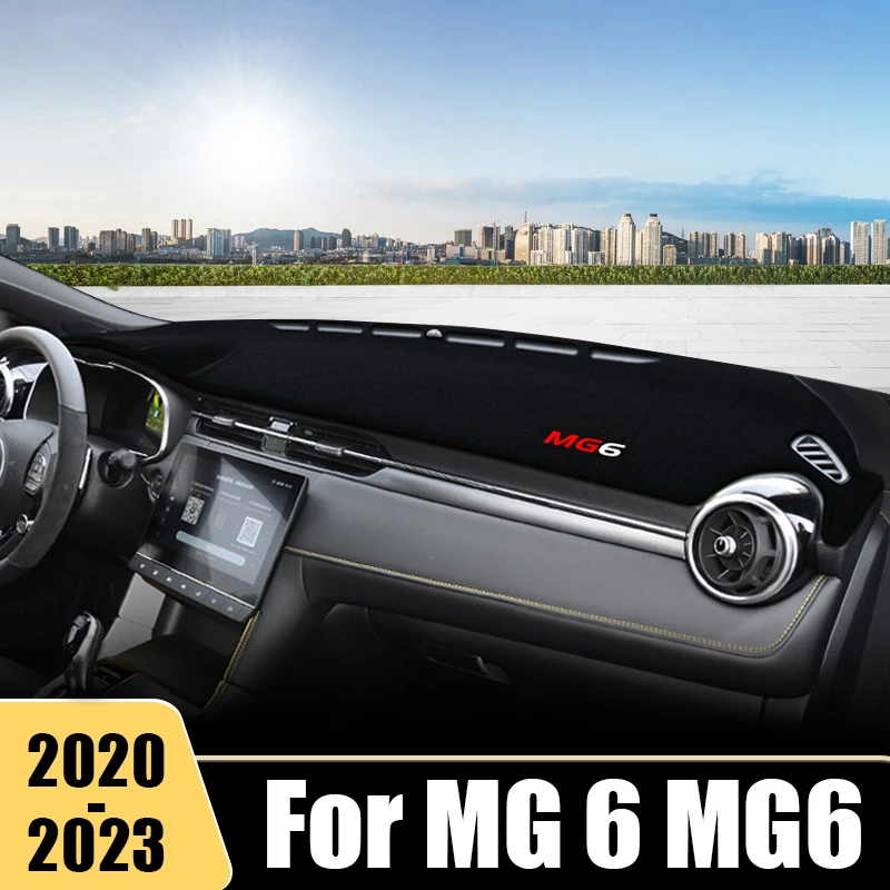 

For MG 6 MG6 PHEV 2020 2021 2022 2023 Car Dashboard Cover Mat Anti-UV Non-Slip Pad Instrument Panel Carpet Protector Accessories