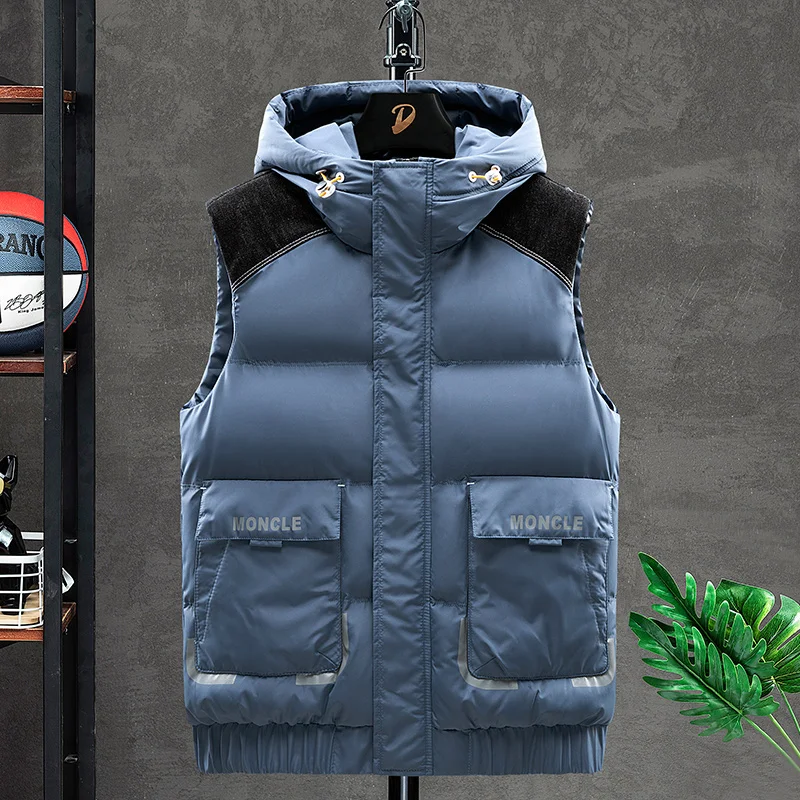 Autumn Winter Men Vest Jacket  - Fashion Men Vogue บทวิจารณ์และราคา