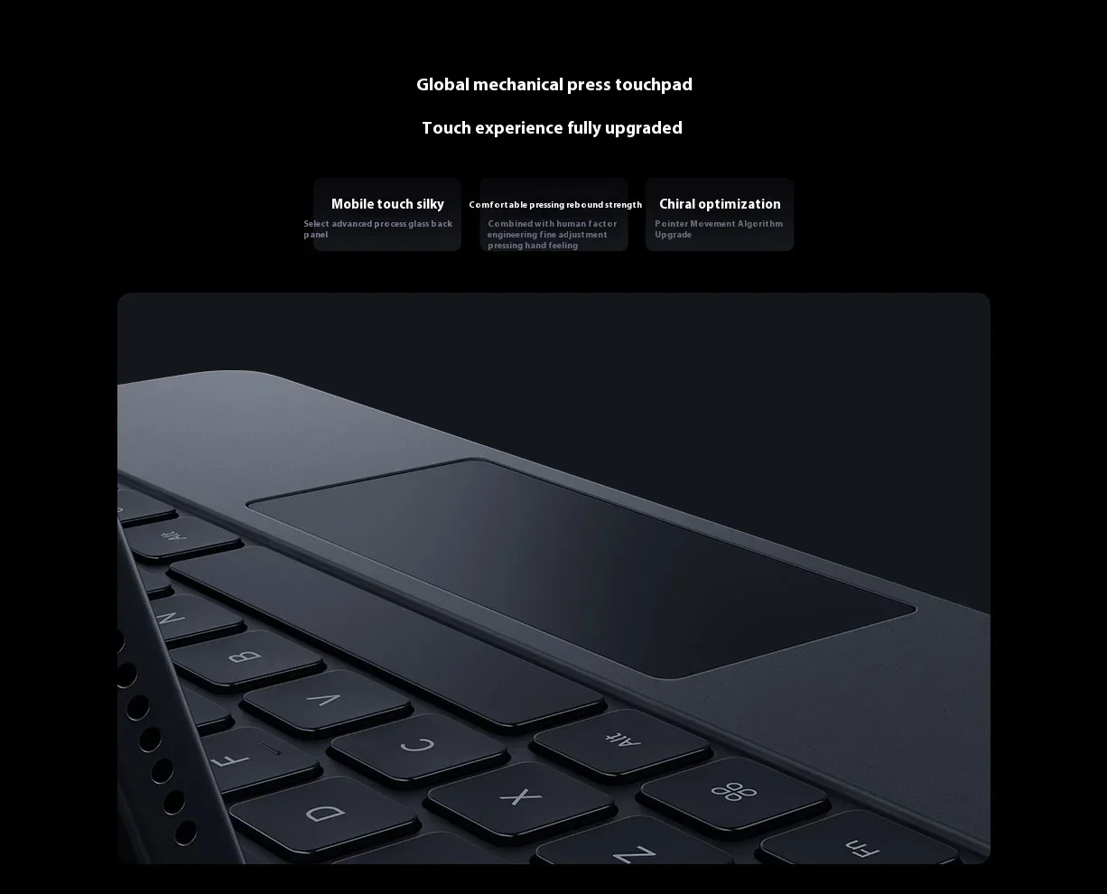 Oryginalna Magnetyczna Klawiatura Bluetooth z Podstawką do Xiaomi Pad 7/7 Pro, Pływająca, Cienka, Przenośna