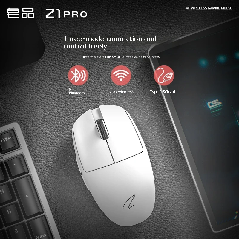 ZAOPIN Z1 Mouse Z1 Pro Gaming Mouse Flagship PAW3395 Sensor E-Sport Nordic52840 Master 4K Polling Rate 500mAh BT 2.4G Wireless